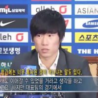 (SOUND)박지성 : 대표팀의 경기에서 선수가 거부를 한다는 것을 생각해 본 적은 없기 때문에
