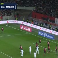 (SOUND)[니스 vs PSG] 메시 코너킥 라모스 추가골!!!!!