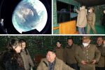 북한 신형 고체연료 ICBM 화성-18 발사장면 사진들