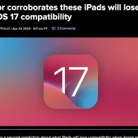 iPadOS 17 기기호환성 및 지원중단되는 패드3종