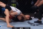 방금전 UFC에서 반칙으로 패한 한국 여성부 선수 장면.GIF
