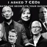 """"성공의 비결""""을 묻자 모든 CEO들이 하나같이 이렇게 대답했다