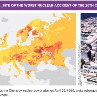 체르노빌 원자력 발전소 피해지도