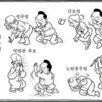 한겨레 만평 ㅡ 거부권