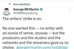 미국 작가 파업에 참여한다고 욕 먹는 작가
