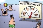 남자들을 위한 물 온도계