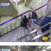 한국 지하철 탔다가 빨갱색 부대를 보고 깜놀한 외국인들