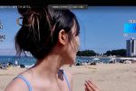 (SOUND)양양 해변 라방 수니그룹 추단비 과감한 언더붑 비키니