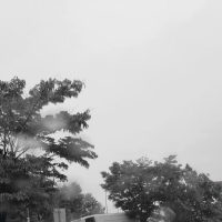 수원 빗길 교통사고 모습