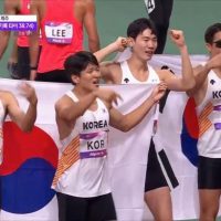 [AG] 육상 400M 남자 계주 한국 신기록으로 37년 만에 동메달 획득!!!!!!