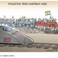 중국과 인도 양국을 모두 화나게 만든 만평