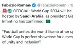 Official) 2034 월드컵 사우디아라비아 단독개최 확정
