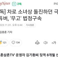 한동훈삼촌TV 운영자 김기환 법정구속 됫다네요
