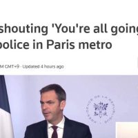 프랑스 지하철에서 저주 퍼붓다 경찰에 총 맞은 무슬림