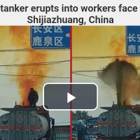 (혐오)(사고)중국 질산 운송차 유출 사고