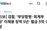 [1보] 검찰, ''부당합병·회계부정'' 이재용 징역 5년·벌금 5억 구형