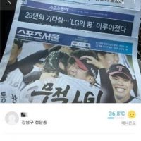 """"신문 4부에 20만원""""…''29년만의 우승'' 소장하려는 LG 팬들