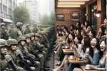 Ai가 그린 대한민국 20대 초반의 남녀 모습