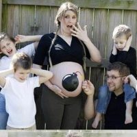 엄마의 임신, 출산을 기념한 가족사진