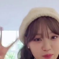 (SOUND)빵모자에 체크조끼 입은 귀여운 윤선비 르세라핌 김채원 +