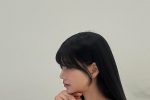 보라색 끈원피스 묵직한 바스트 에이핑크 오하영 - 인스타
