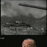 한국전쟁 당시 탱크를 처음 본 국군장병들