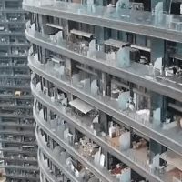 중국 항저우 2만명이 사는 아파트..gif
