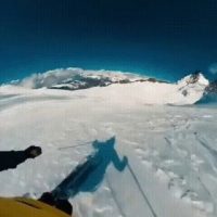 알프스에서 스키 타다 빙하 크레바스에 떨어졌다