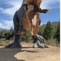 공룡 먹이주기 체험