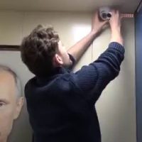 (SOUND)엘리베이터에서 푸틴 사진을 본 러시아인들의 반응