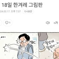 한겨레 만평 ㅡ 수준