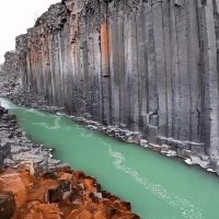 200만년된 아이슬란드 협곡