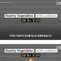 감자를 채소에서 제외시킨다는 미국