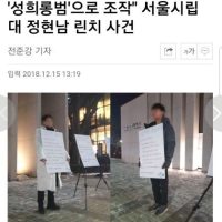 서울시립대 정현남 성범죄 무고 사건