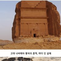 사막에서 발견된 고고학 건축물들