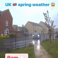 20분 동안 바뀌는 영국 봄 날씨