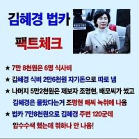 김혜경 법카 재판에서 나가리 되자 또 꺼내든 것