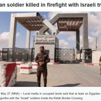 속보) 이집트군-이스라엘군 총격전 발생