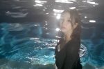 수영복 입고 촬영하는 트와이스 사나 미나 나연 모모 지효 정연 다현 채영 쯔위